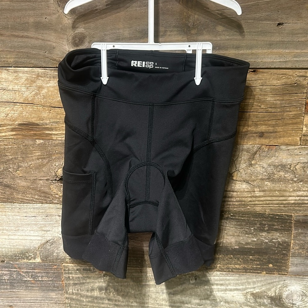 Red bike shorts like new